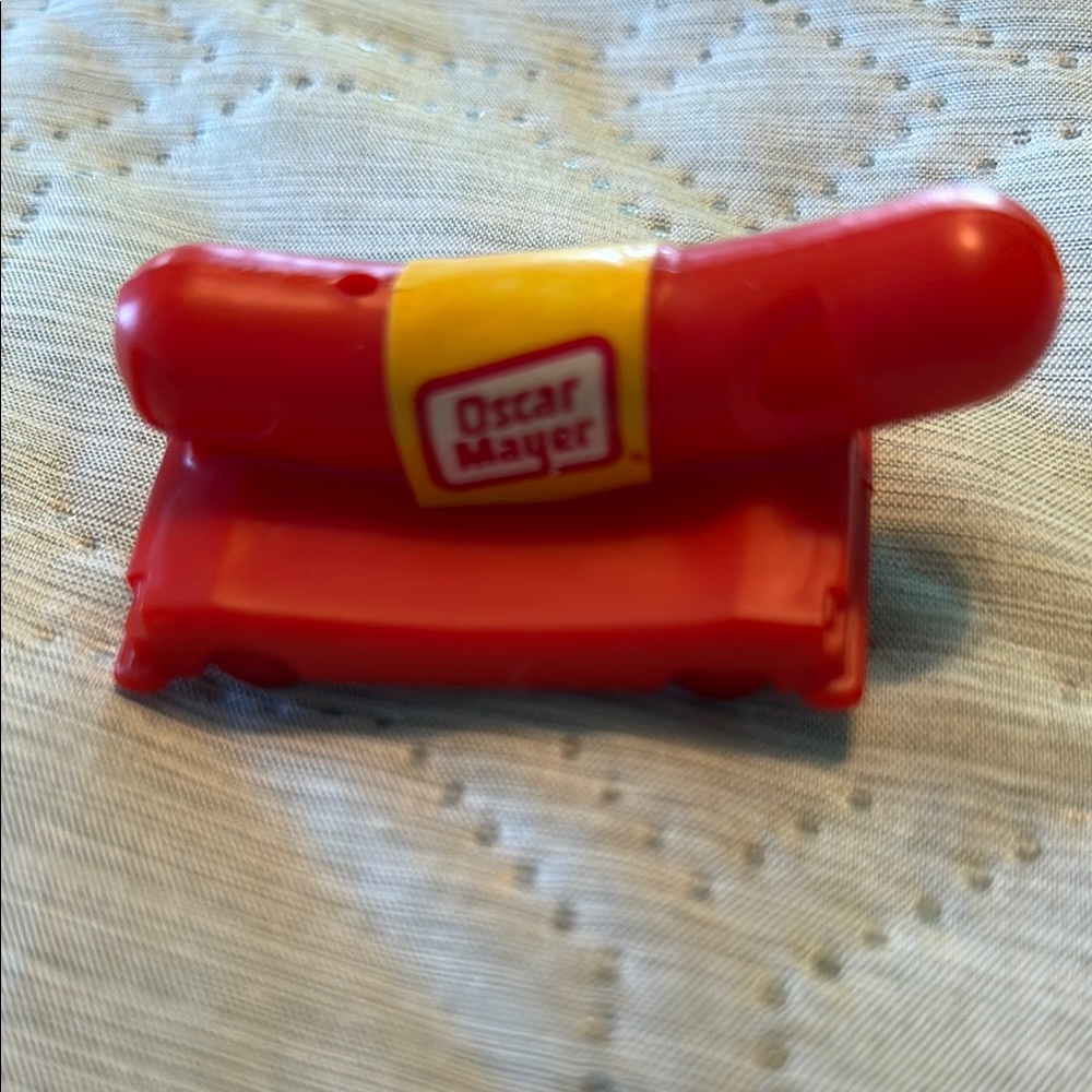 Oscar Meyer Red Toy Hot Dog whistle